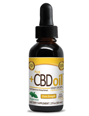 CBD Gold Extra Strength Drops Peppermint - 2oz CBD Gold Extra Strength Drops Peppermint - 2oz