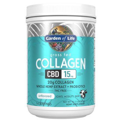 Grass Fed Collagen CBD Powder - 287 g Grass Fed Collagen CBD Powder - 287 g