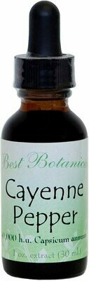 Cayenne Pepper Extract 40,000 hu - 1 oz Cayenne Pepper Extract 40,000 hu - 1 oz