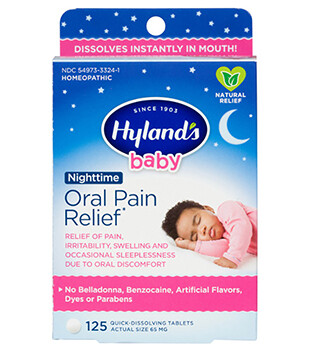 Baby Oral Pain Relief Nighttime - 125 Tablets Baby Oral Pain Relief Nighttime - 125 Tablets
