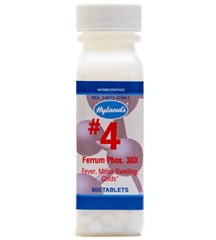 Cell Salts #4 Ferrum Phos. 6X - 500 Tablets Cell Salts #4 Ferrum Phos. 6X - 500 Tablets