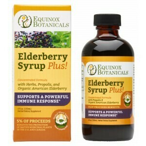 Equinox Elderberry Syrup Plus! SKU: 516040 4 oz Equinox Elderberry Syrup Plus! SKU: 516040 4 oz