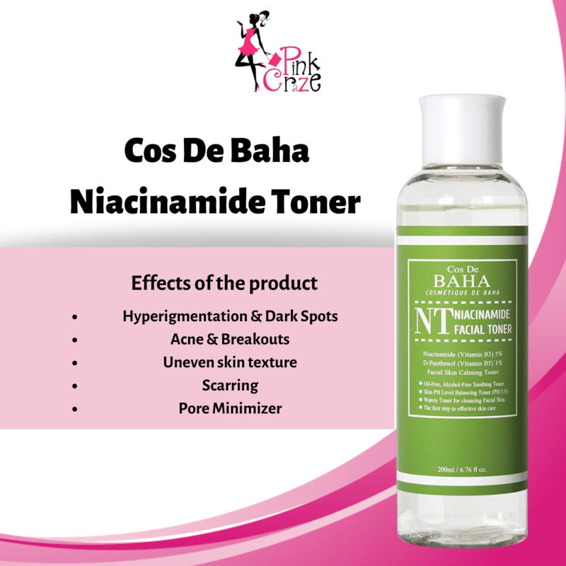 Cos De Baha Niacinamide Toner