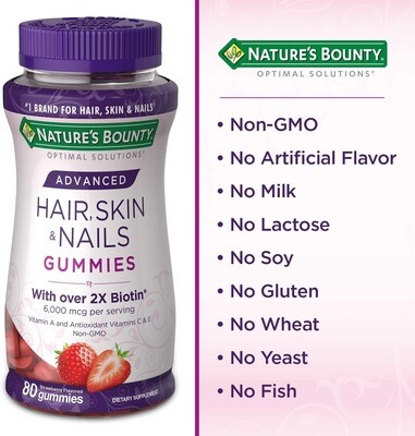 Nature’s Bounty 2X Biotin Hair Vitamins