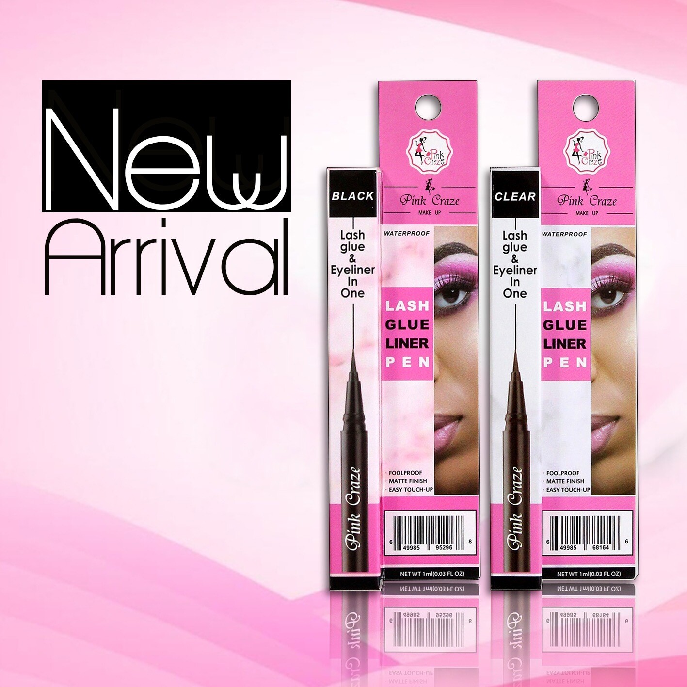 Pink Craze 2 In 1 Liner &amp; Lash Glue