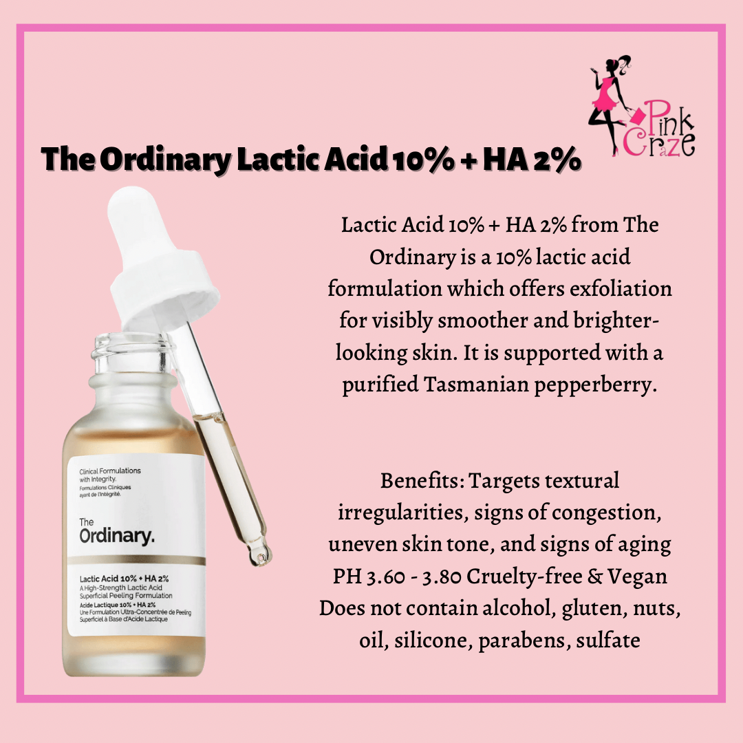 The Ordinary Lactic Acid 10% + HA 2%