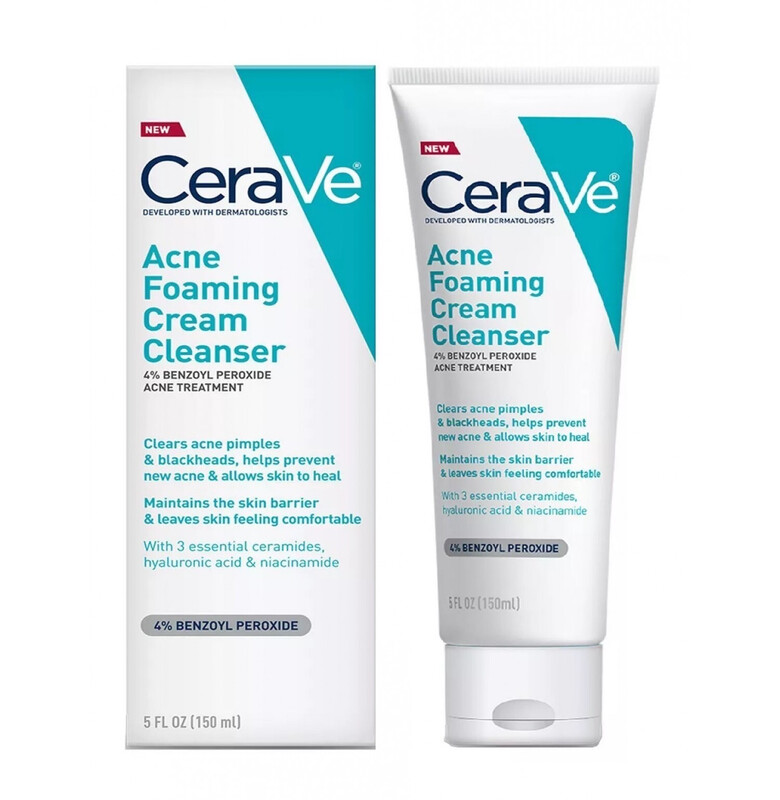 CeraVe Acne Foaming Cream Cleanser