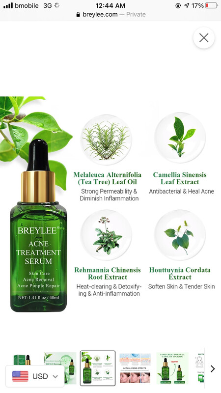 Breylee Acne Treatment Serum 40ML