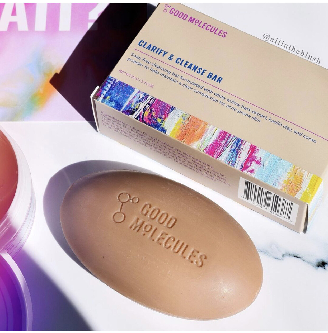 Good Molecules Clarify And Cleanse Soap Bar