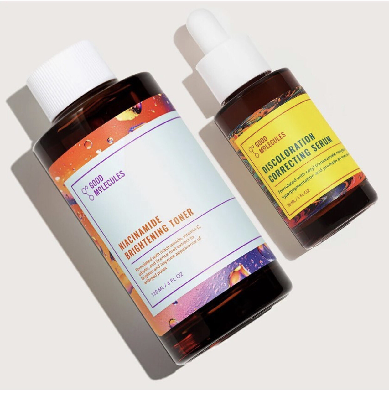 Discoloration set