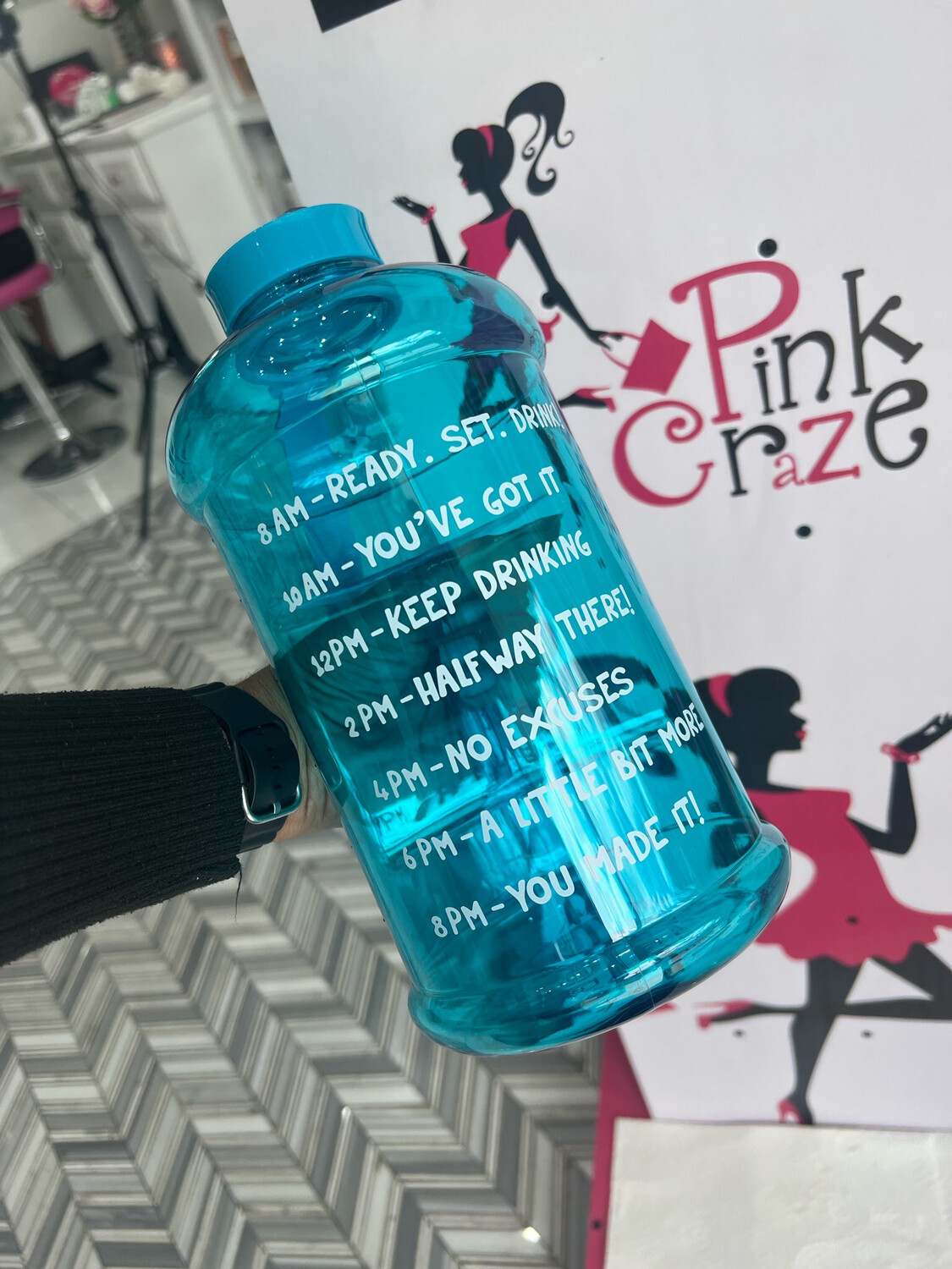 Baby Blue 2.2L Water Bottle