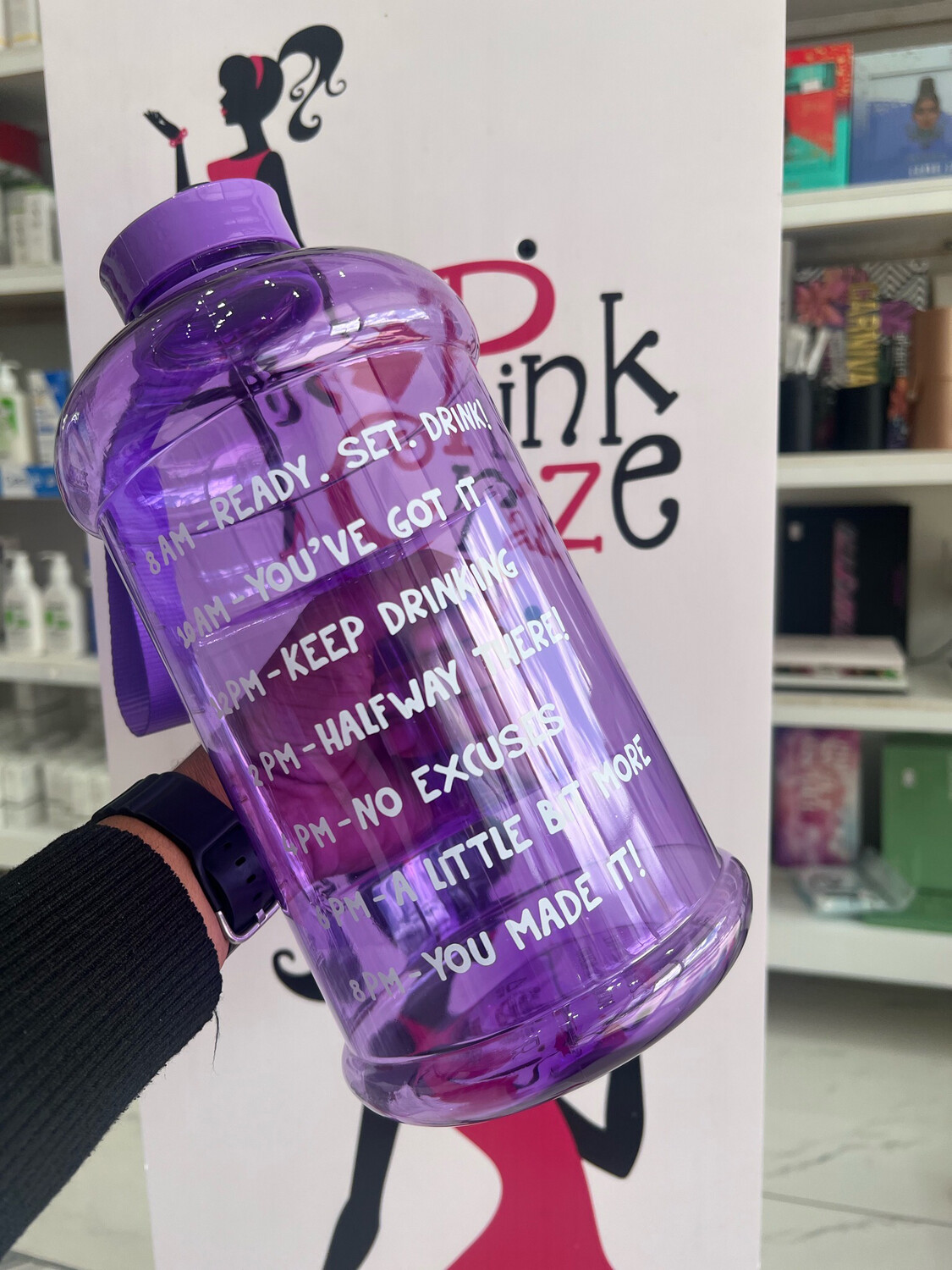 Light Purple 2.2L Water Bottle