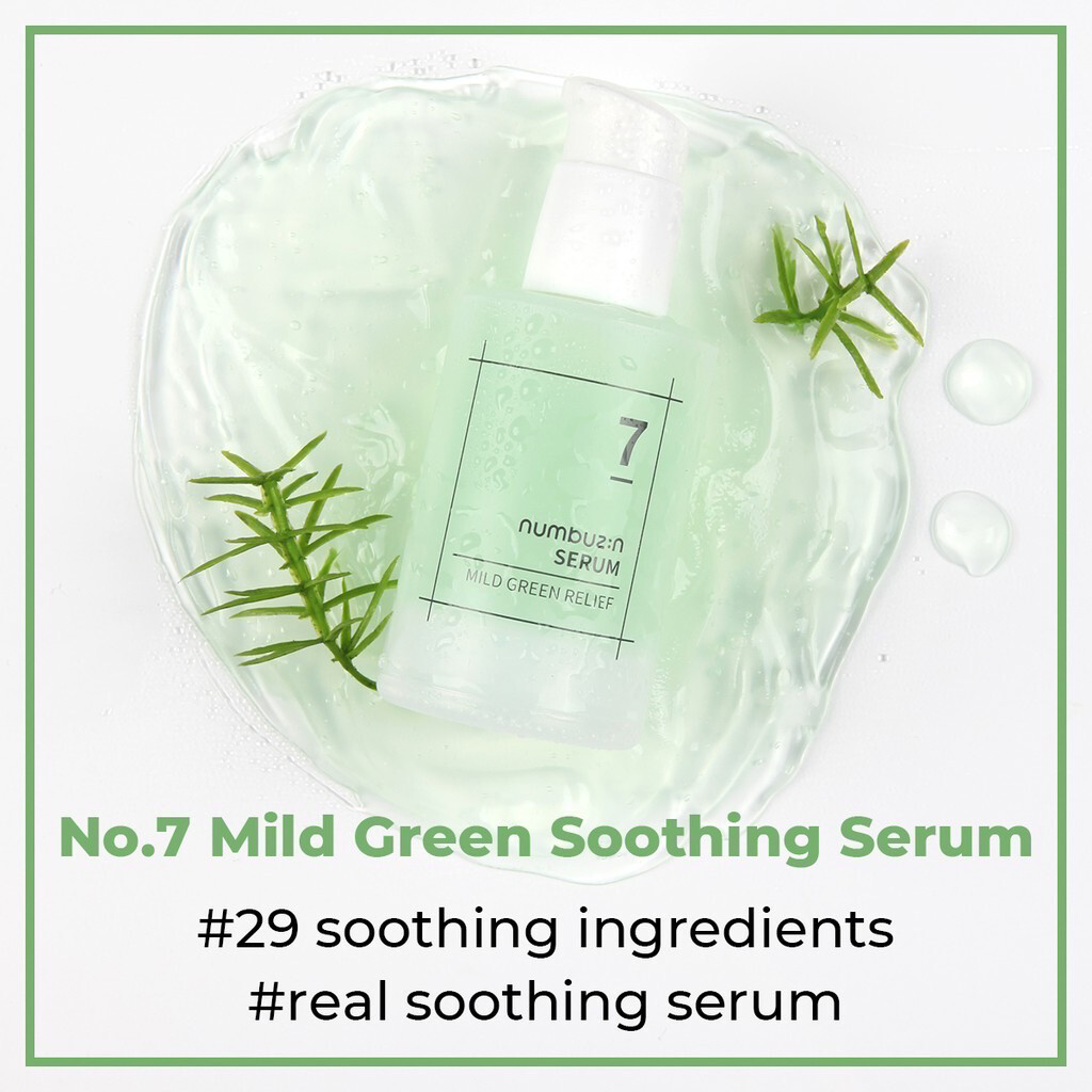 Numbuzin 7 Mild Green Soothing Serum