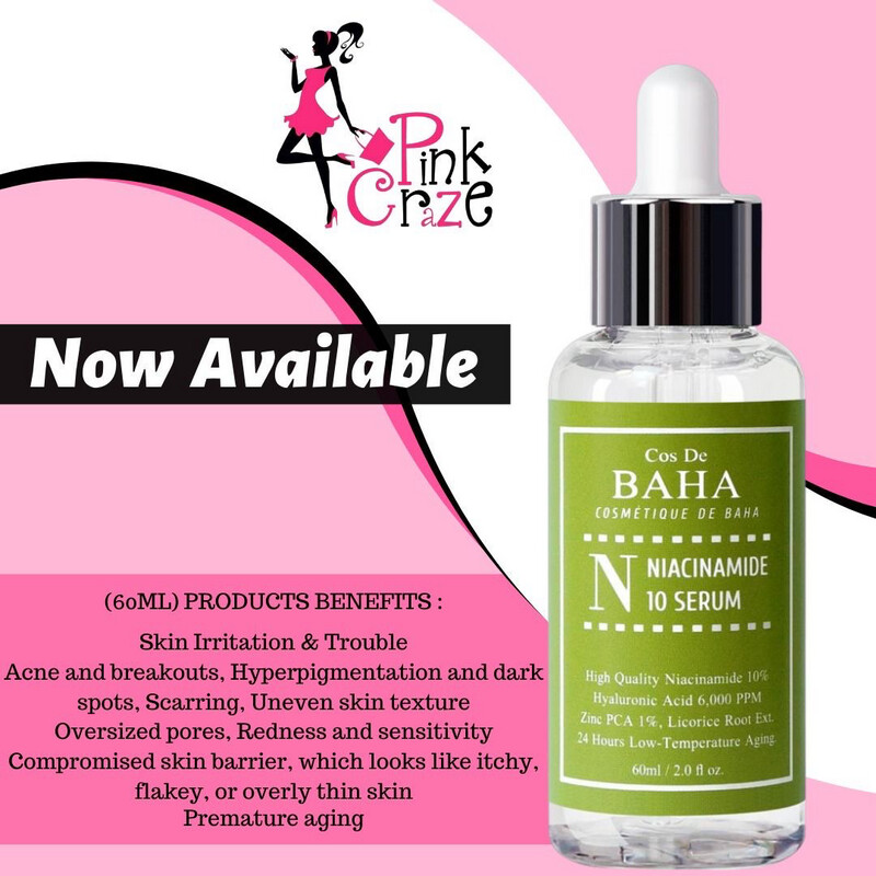 Cos De Baha Niacinamide 10 Serum 60ml