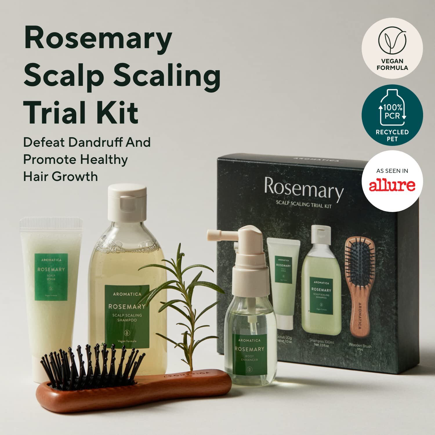 Aromatica Rosemary Scalp Scaling Trial Kit