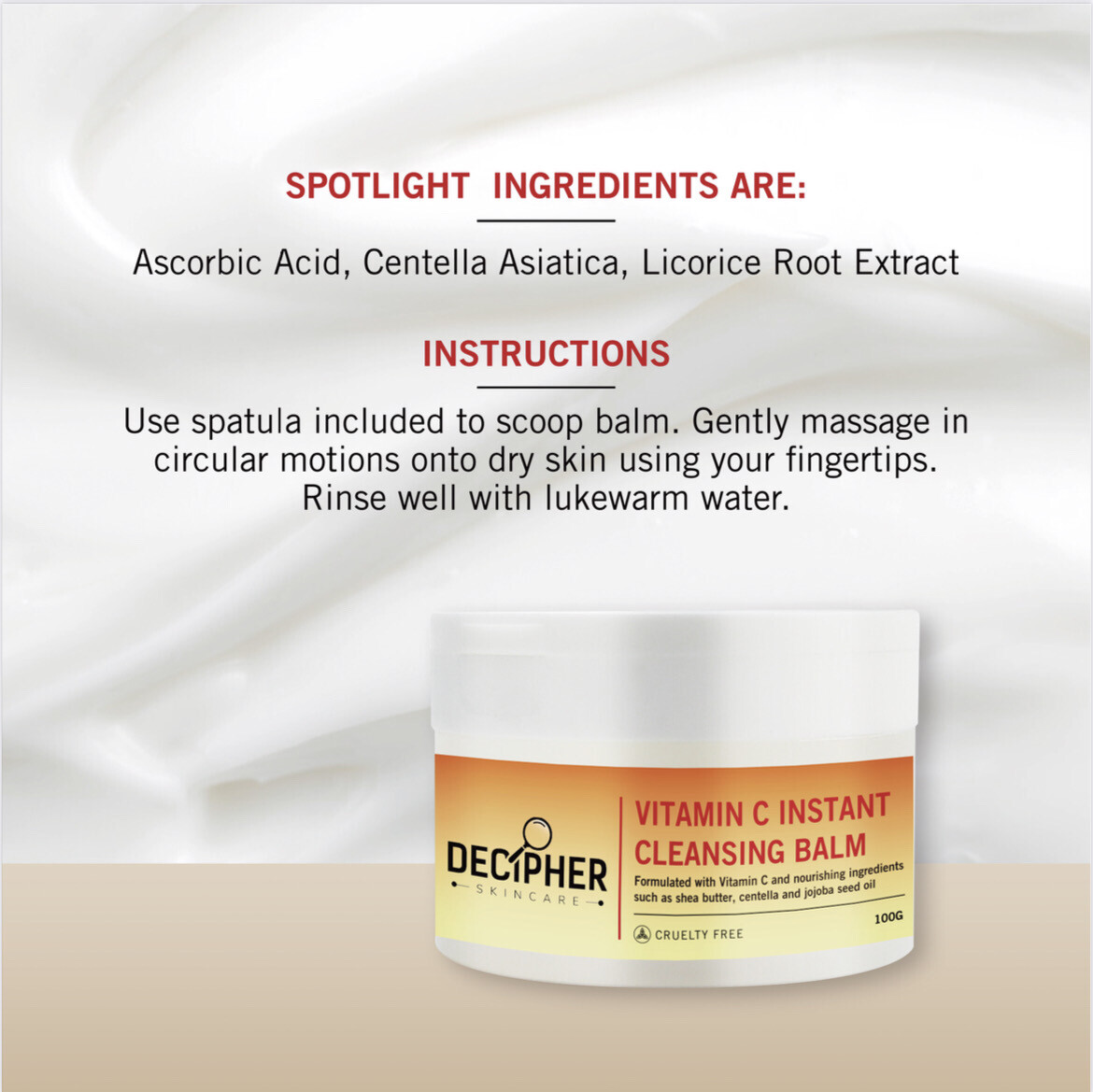 Decipher Skincare Cleansing Balm