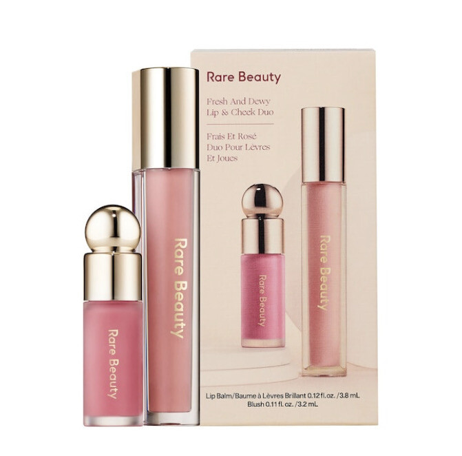 Rare Beauty Fresh And Dewy Lip Cheek Combo