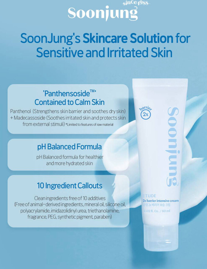 SoonJung 2x Barrier Intensive Cream