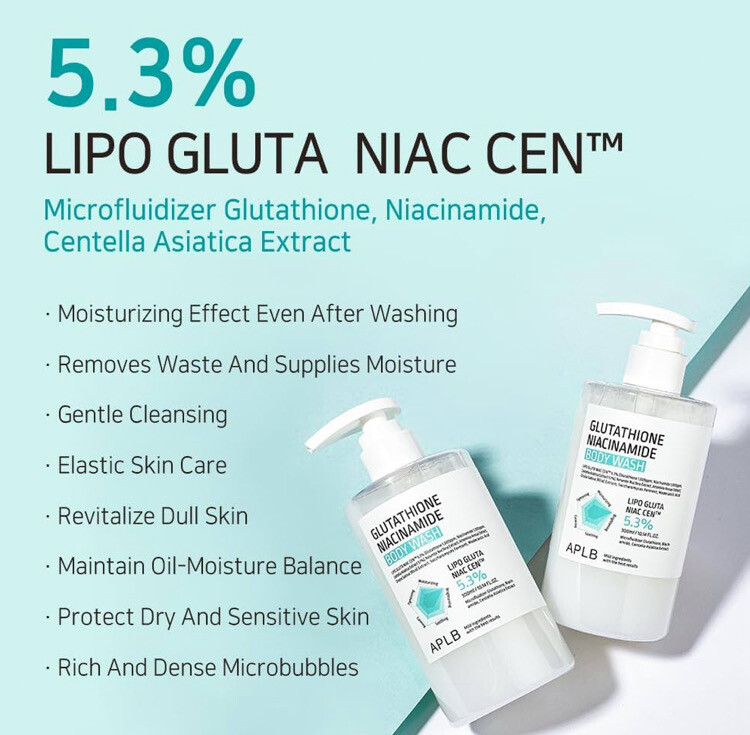 Glutathione Niacinamide Body Wash