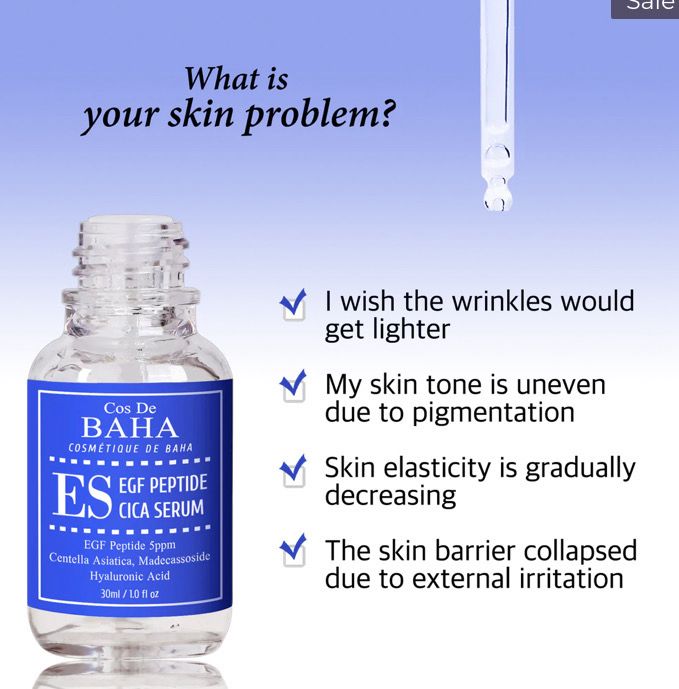 Cos De Baha EGF Peptide Serum
