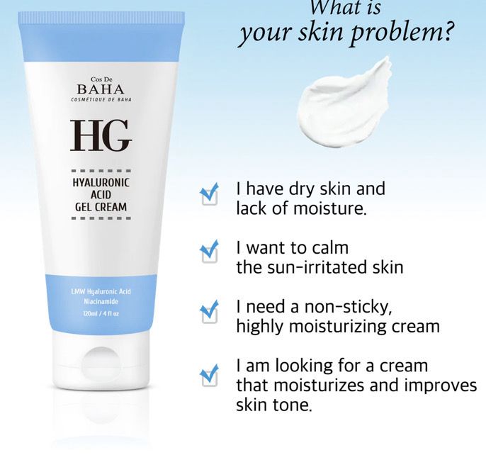 Cos de Baha Hyaluronic Acid Gel Cream