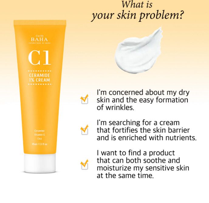 Cos De Baha Ceramide 1% Cream