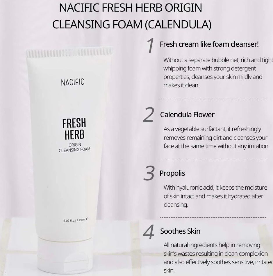 Nacific Fresh Herb Origin Cleansing Foam
