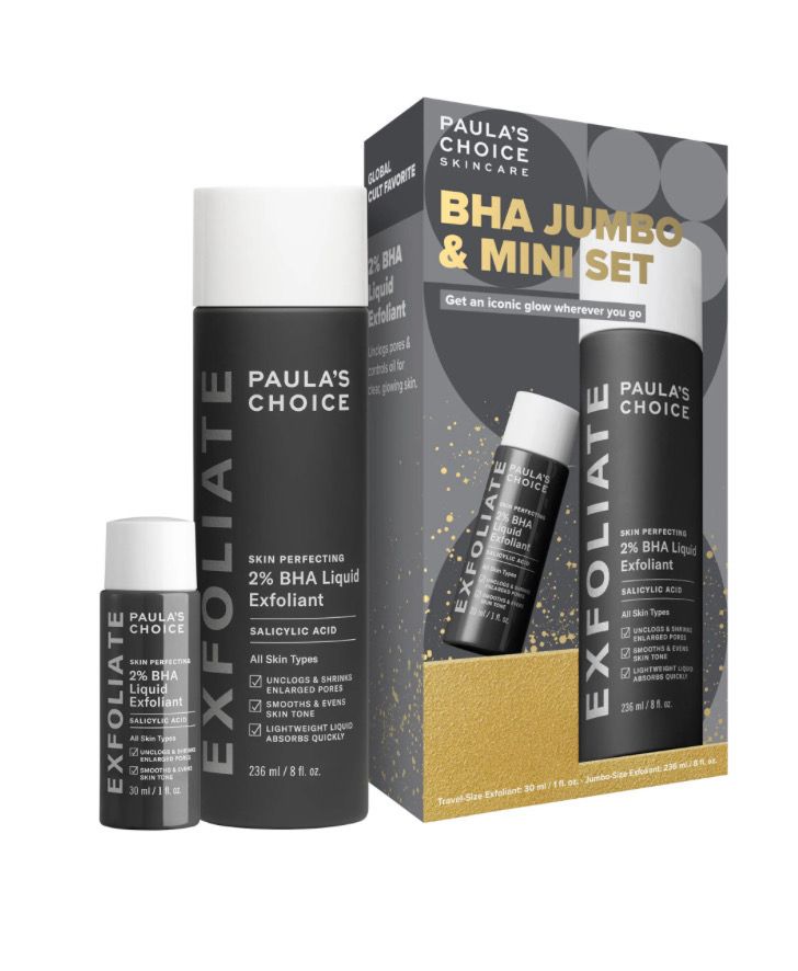 Paula’s Choice  Gold Standard 2% BHA Jumbo &amp; Mini Set for Clear Skin.