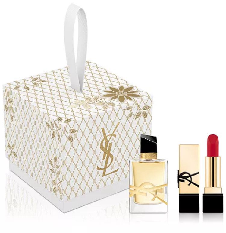 Yves Saint Laurent  2-Pc. Libre Eau de Parfum &amp; Rouge Pur Couture Mini Ornament Gift Set.