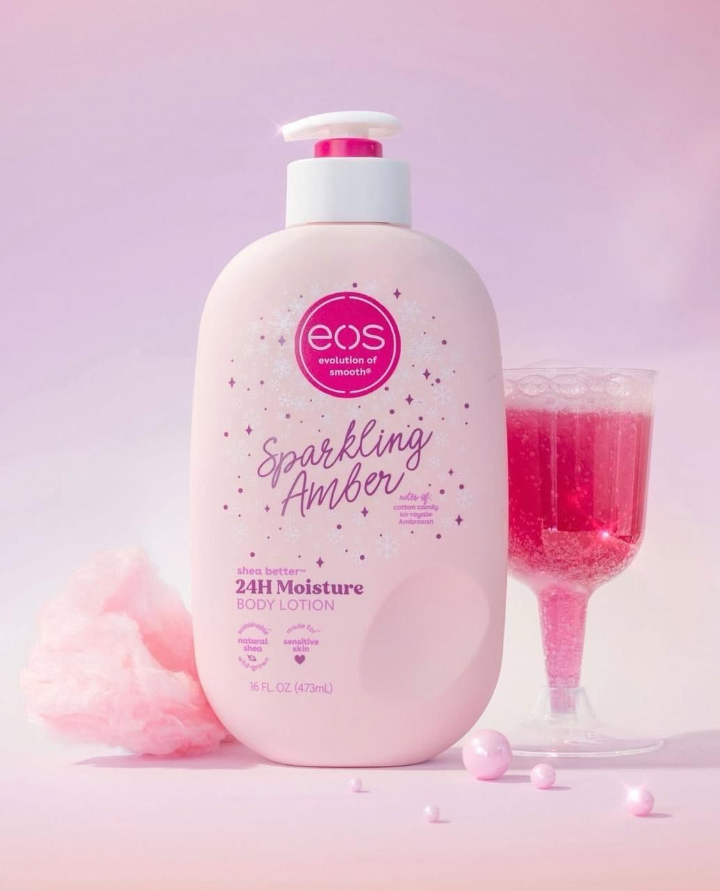 Eos Shea Better Holiday Body Lotion – Sparkling Amber