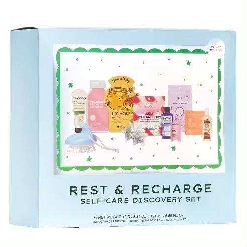 Rest &amp; Recharge Self-Care Beauty Discovery Kit .