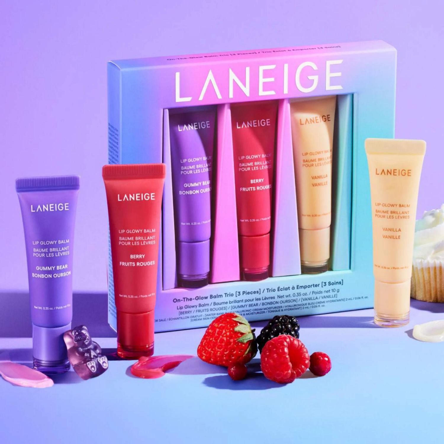 Laneige Lip Trio Set