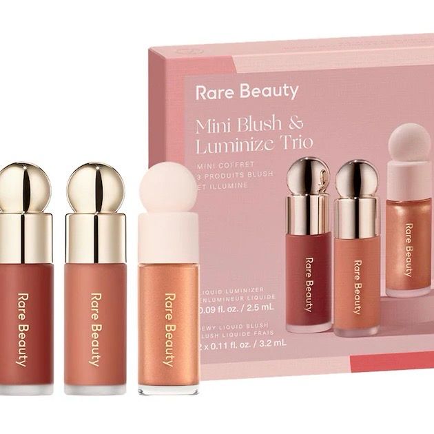 Rare Beauty Mini Blush and Luminize Trio!
