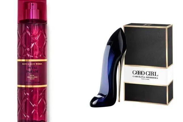 Bath &amp; Body Works (Petal Parade)Dupe for: Carolina Herrera Good Girl