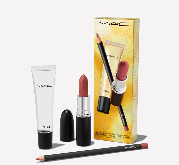 M.A.C Claim To Fame Lip Tri (Velvet Teddy)