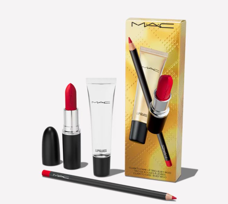 Mac Claim To Fame Lip Trio (Ruby Woo)