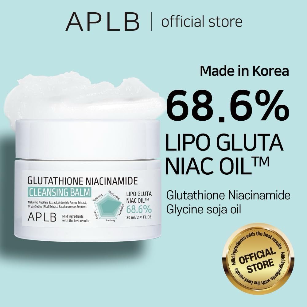 APLB Glutathione + Niacinamide Cleansing Balm