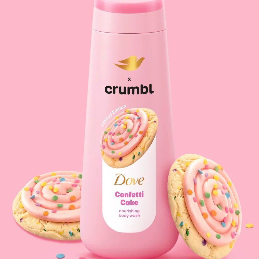 Dove Crumbl Confetti Cake Body Wash !🥳🧁
