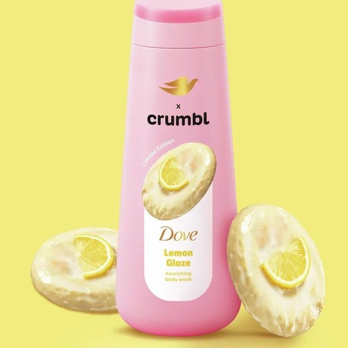 Dove Crumbl Lemon Glaze Body Wash 🍋‍🟩🍰