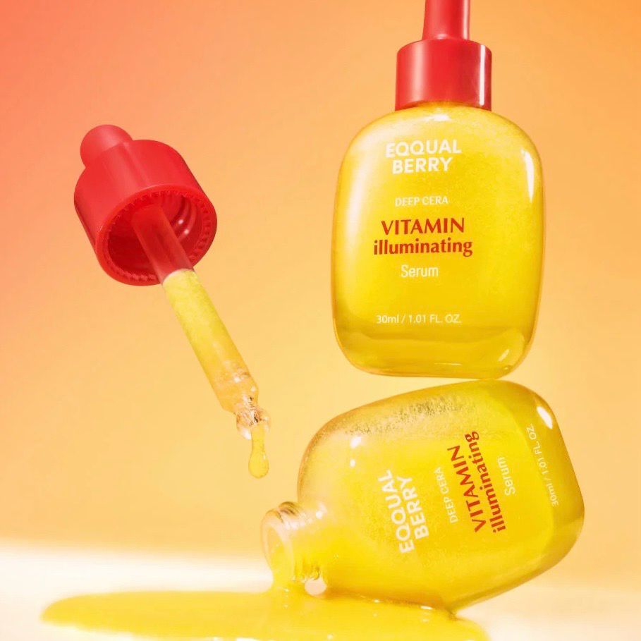 EQQUALBERRY Vitamin illuminating Serum Brightens and Improves Dark Spots.