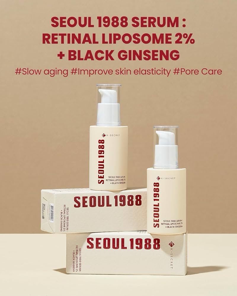 Seoul SEOUL 1988 SERUM : RETINAL LIPOSOME 2% + BLACK GINSENG.✨