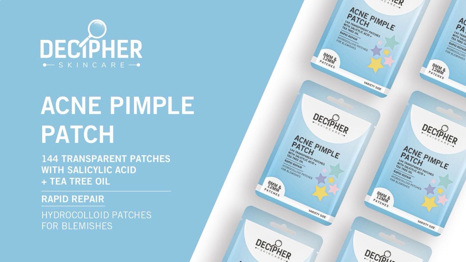 Decipher Stars Acne Pimple Patch