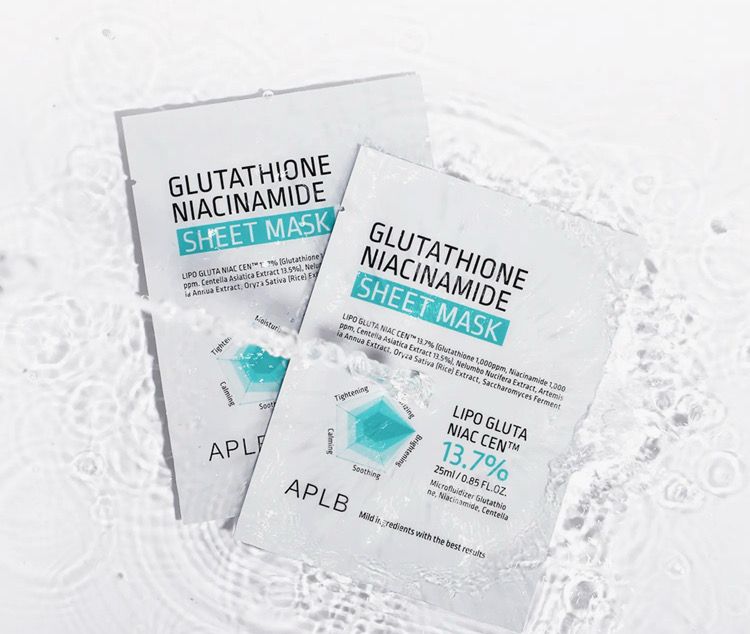 APLB Glutathione Niacinamide Sheet Mask