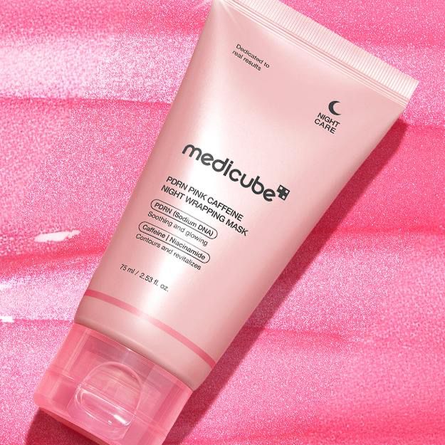 Medicube PDRN Pink Caffeine Night Wrapping Mask .