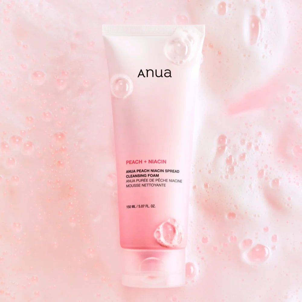 Anua Peach Niacin Spread Cleansing Foam 🍑.
