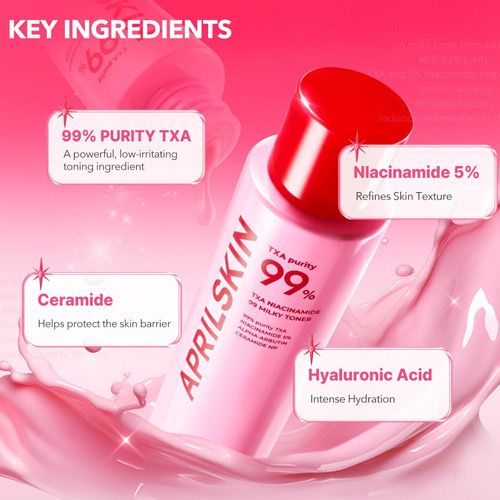 April Skin Txa Niacinamide Milky Toner