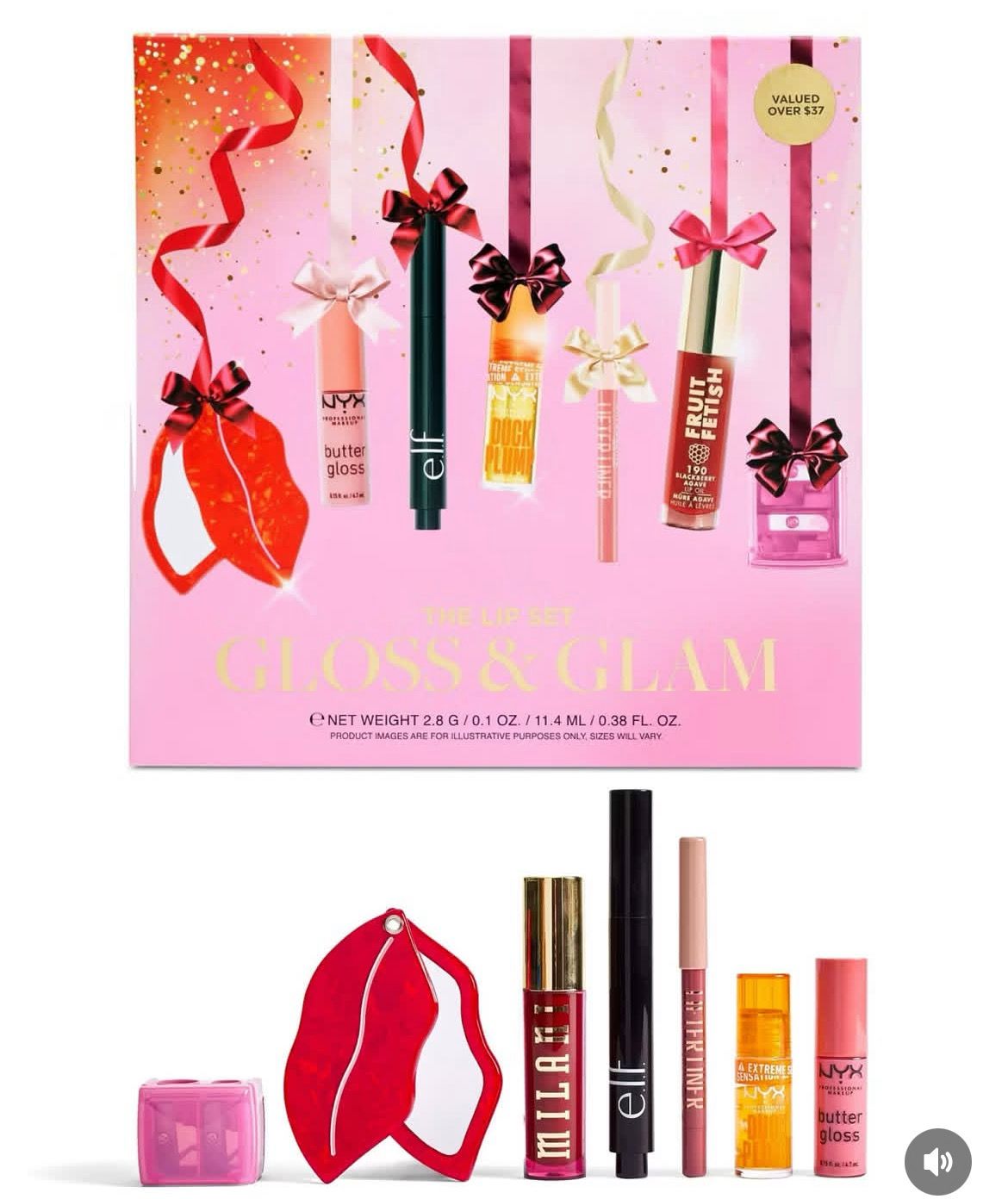 Gloss &amp; Glam Lip Set .💄