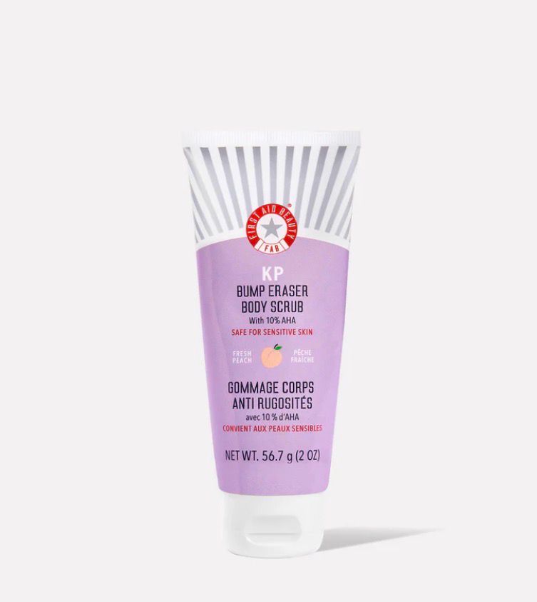 First Aid Beauty KP Bump Eraser Body Scrub With 10% AHA (Fresh Peach)