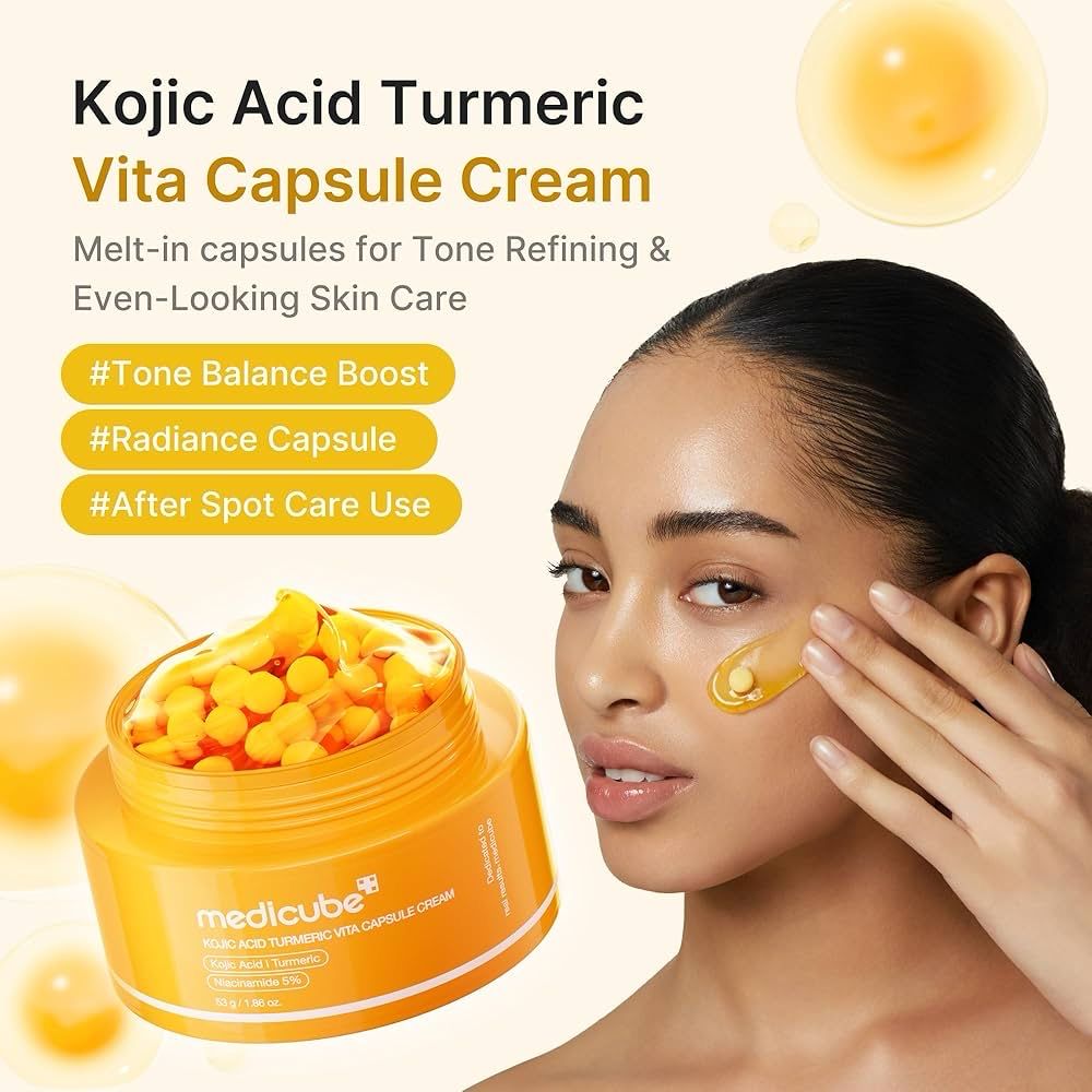 Medicube Kojic Tumeric Capsule Cream Contact.💛