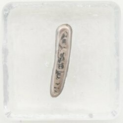 2.5" Number 1 - Platinum